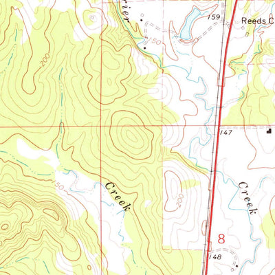 United States Geological Survey Millry North, AL (1974, 24000-Scale) digital map