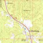 United States Geological Survey Millry North, AL (1974, 24000-Scale) digital map
