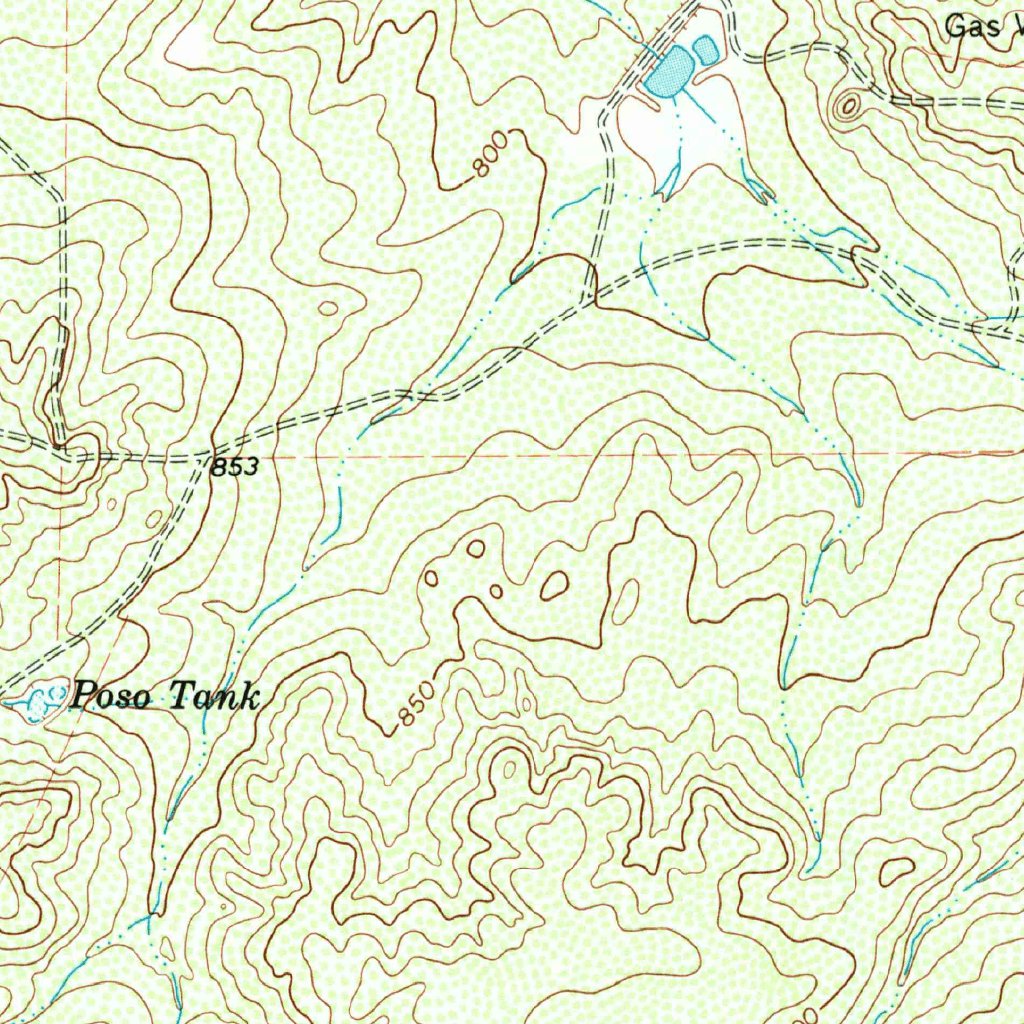 Mills Bennett SW, TX (1968, 24000-Scale) Map by United States ...
