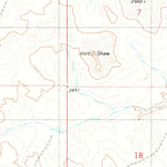 United States Geological Survey Mills Creek East, MT (1979, 24000-Scale) digital map