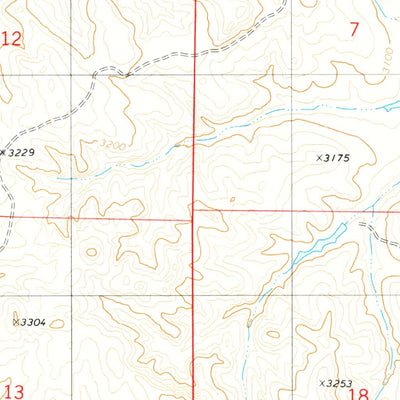 United States Geological Survey Mills Creek West, MT (1979, 24000-Scale) digital map