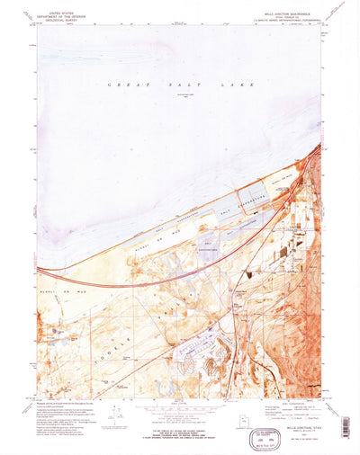 United States Geological Survey Mills Junction, UT (1972, 24000-Scale) digital map