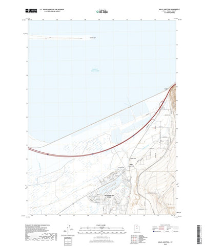 United States Geological Survey Mills Junction, UT (2020, 24000-Scale) digital map