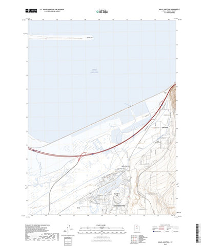 United States Geological Survey Mills Junction, UT (2023, 24000-Scale) digital map