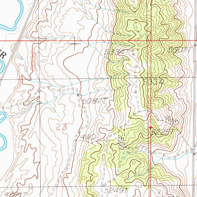 United States Geological Survey Mills, UT (1985, 24000-Scale) digital map