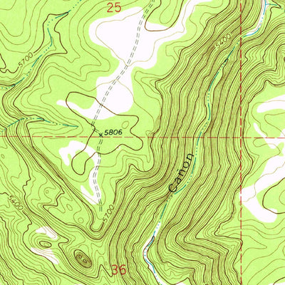 United States Geological Survey Mills West, NM (1972, 24000-Scale) digital map