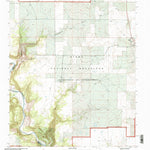 United States Geological Survey Mills West, NM (1998, 24000-Scale) digital map