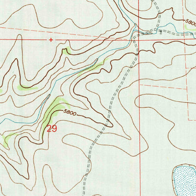 United States Geological Survey Mills West, NM (1998, 24000-Scale) digital map