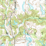 United States Geological Survey Millstadt, IL (1990, 24000-Scale) digital map