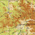 United States Geological Survey Millston, WI (1949, 62500-Scale) digital map