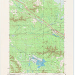 United States Geological Survey Millston, WI (1983, 24000-Scale) digital map