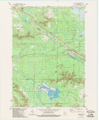 United States Geological Survey Millston, WI (1983, 24000-Scale) digital map