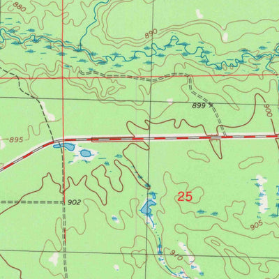 United States Geological Survey Millston, WI (1983, 24000-Scale) digital map