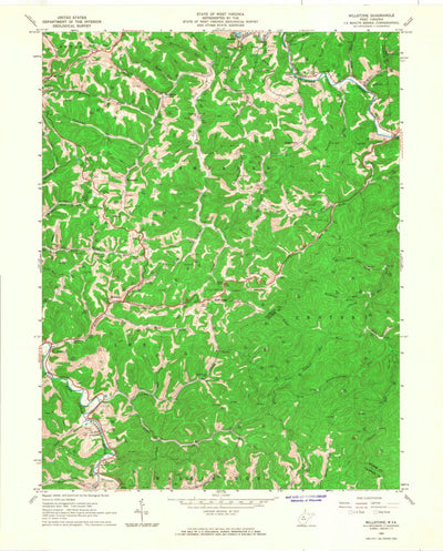 United States Geological Survey Millstone, WV (1965, 24000-Scale) digital map