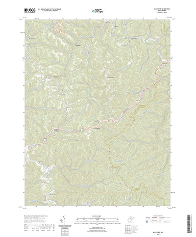 United States Geological Survey Millstone, WV (2023, 24000-Scale) digital map