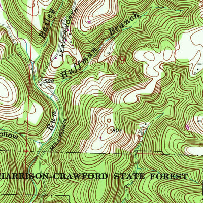 United States Geological Survey Milltown, IN (1962, 24000-Scale) digital map