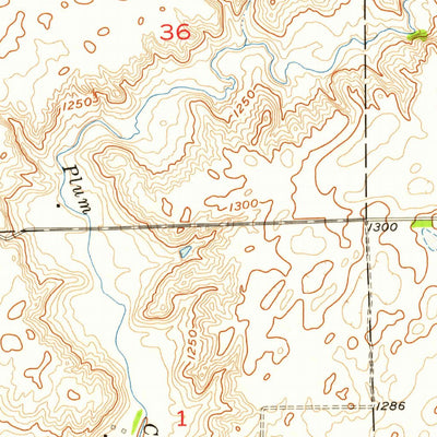United States Geological Survey Milltown, SD (1957, 24000-Scale) digital map
