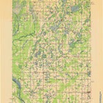 United States Geological Survey Milltown, WI-MN (1951, 48000-Scale) digital map