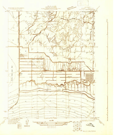 United States Geological Survey Millux, CA (1930, 31680-Scale) digital map