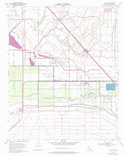 United States Geological Survey Millux, CA (1954, 24000-Scale) digital map