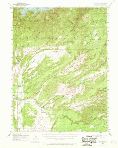 United States Geological Survey Millville, CA (1953, 62500-Scale) digital map