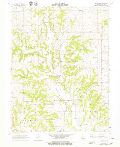 United States Geological Survey Millville, MO (1957, 24000-Scale) digital map