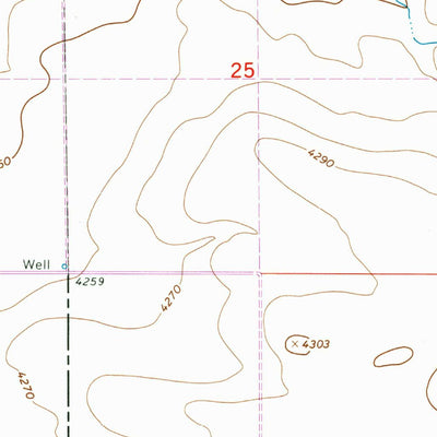 United States Geological Survey Milner Butte, ID (1965, 24000-Scale) digital map