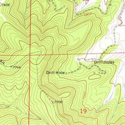 United States Geological Survey Milner, CO (1971, 24000-Scale) digital map