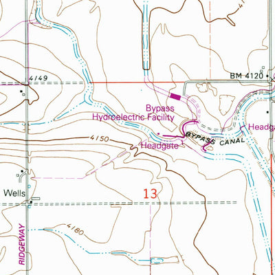 United States Geological Survey Milner, ID (1965, 24000-Scale) digital map