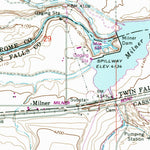 United States Geological Survey Milner, ID (1965, 24000-Scale) digital map