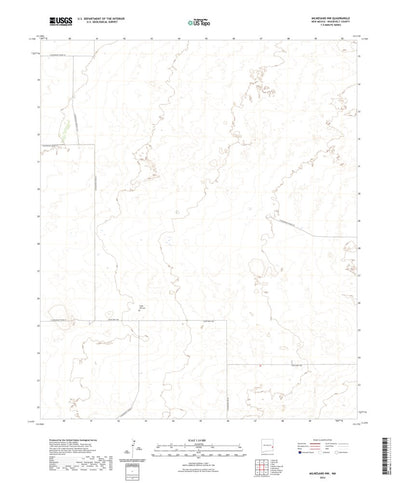 United States Geological Survey Milnesand NW, NM (2023, 24000-Scale) digital map