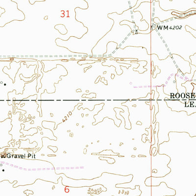 United States Geological Survey Milnesand SW, NM (1972, 24000-Scale) digital map