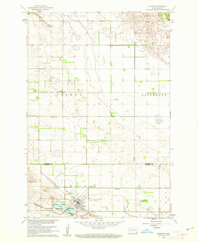 United States Geological Survey Milnor, ND (1960, 24000-Scale) digital map