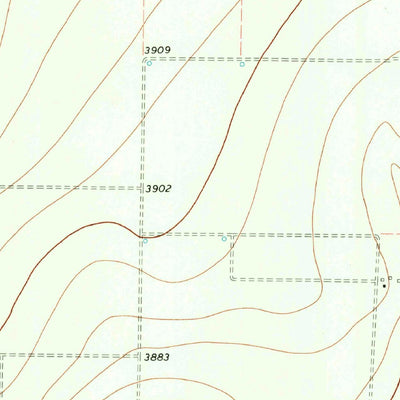United States Geological Survey Milo Center, TX (1971, 24000-Scale) digital map
