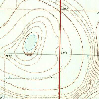 United States Geological Survey Milo Center, TX (1971, 24000-Scale) digital map