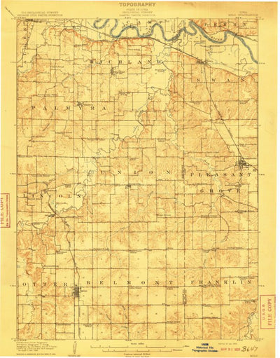 United States Geological Survey Milo, IA (1910, 62500-Scale) digital map