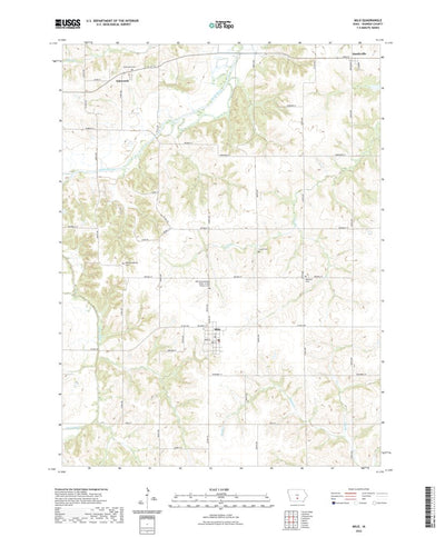 United States Geological Survey Milo, IA (2022, 24000-Scale) digital map