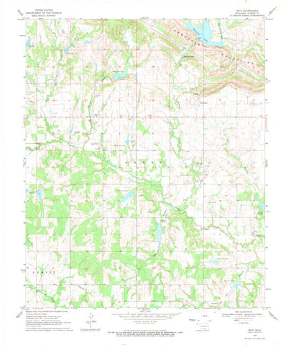 United States Geological Survey Milo, OK (1969, 24000-Scale) digital map