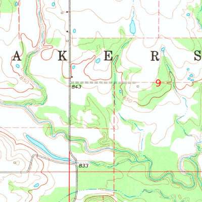 United States Geological Survey Milo, OK (1969, 24000-Scale) digital map