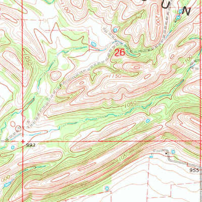 United States Geological Survey Milo, OK (1969, 24000-Scale) digital map
