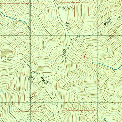 United States Geological Survey Milo, OR (1986, 24000-Scale) digital map