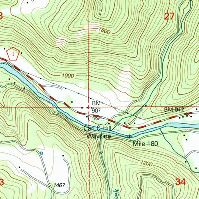 United States Geological Survey Milo, OR (1998, 24000-Scale) digital map