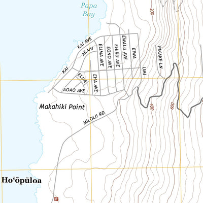 United States Geological Survey Milolii, HI (2013, 24000-Scale) digital map
