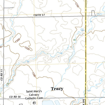 United States Geological Survey Milroy SE, MN (2022, 24000-Scale) digital map