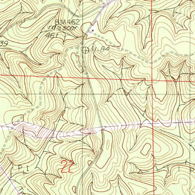 United States Geological Survey Milton, AL (1982, 24000-Scale) digital map