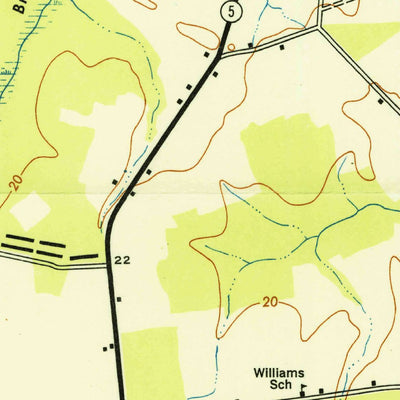 United States Geological Survey Milton, DE (1944, 24000-Scale) digital map