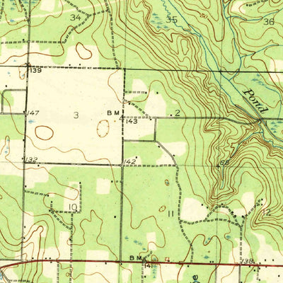 United States Geological Survey Milton, FL (1943, 62500-Scale) digital map