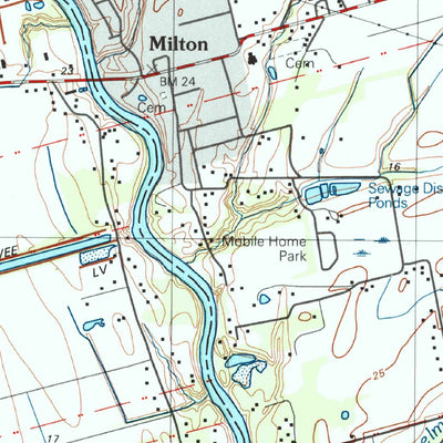 United States Geological Survey Milton, LA (1994, 24000-Scale) digital map