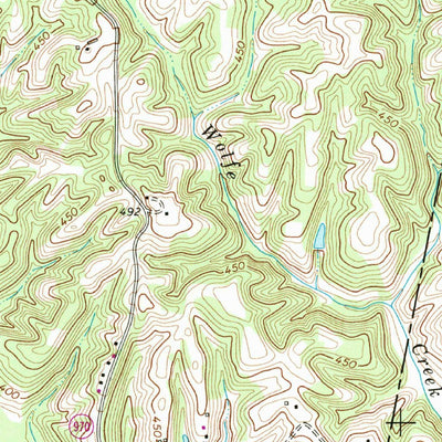 United States Geological Survey Milton, NC-VA (1968, 24000-Scale) digital map