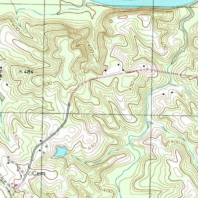 United States Geological Survey Milton, NC-VA (1997, 24000-Scale) digital map